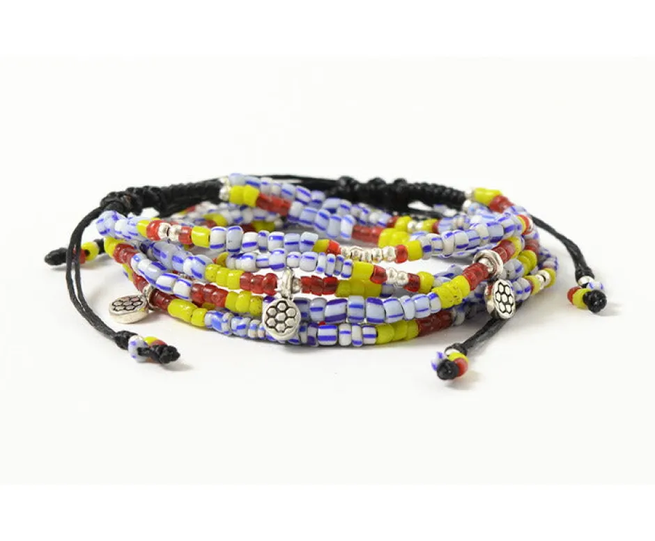 Anklets^PHADUA / Multi Handmade Beaded Bracelets mix-beads