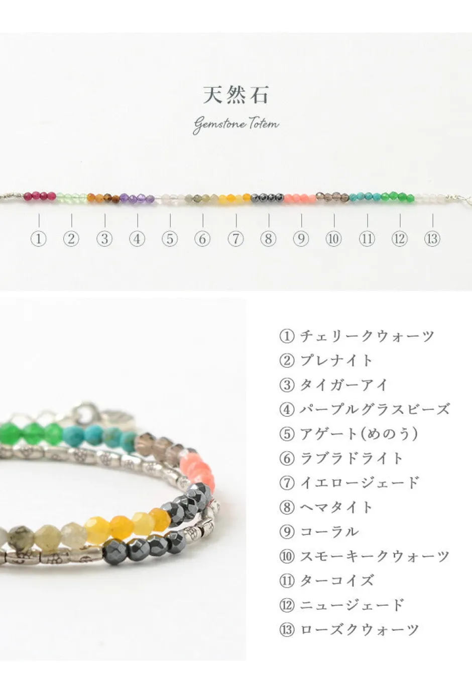 Anklets^PHADUA / Multi Stone Wrap Anklet multi-stone
