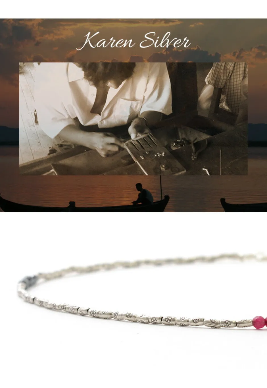 Anklets^PHADUA / Multi Stone Wrap Anklet multi-stone
