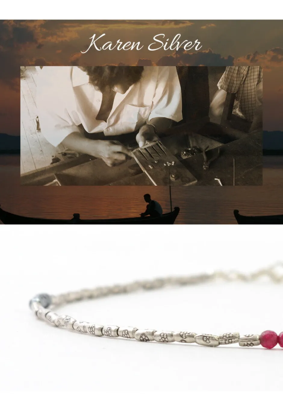 Anklets^PHADUA / Multi Stone Wrap Bracelet multi-stone