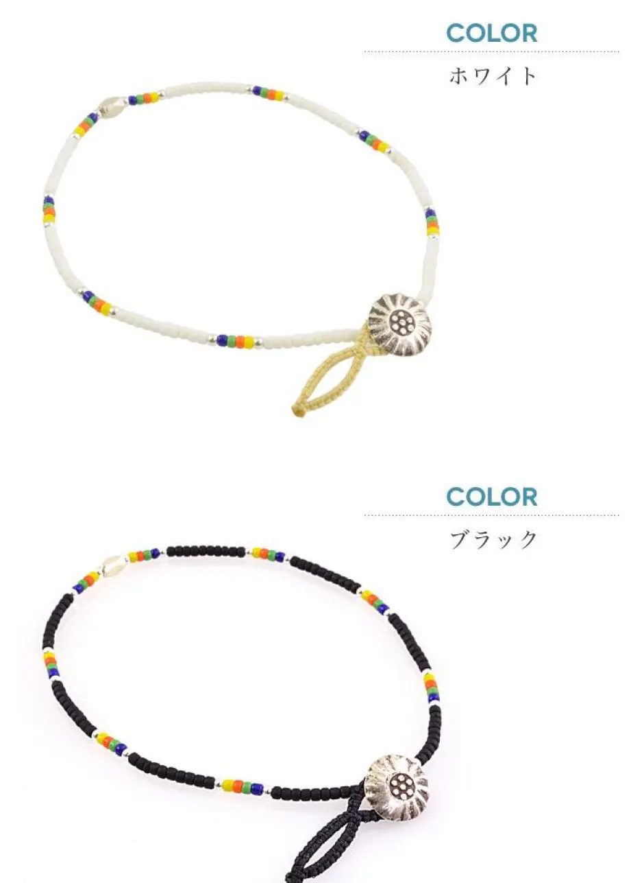 Anklets^PHADUA / Native Beaded Anklet