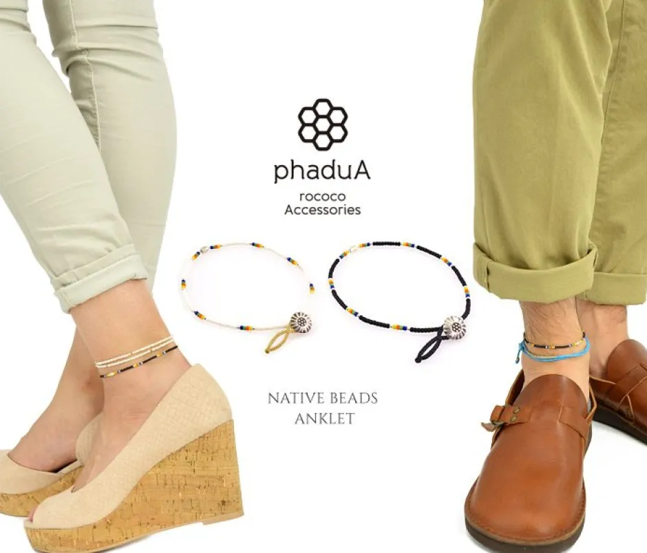 Anklets^PHADUA / Native Beaded Anklet