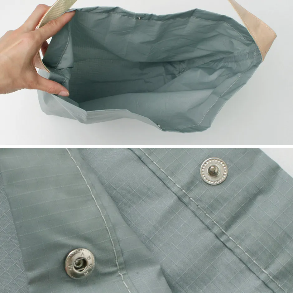 Tote Bags^PHADUA / Ripstop Nylon Leather Sack/Shoulder Bag