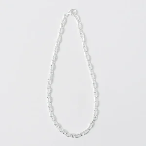 Anklets^PHADUA / Semi solid anchor chain anklet 925 silver