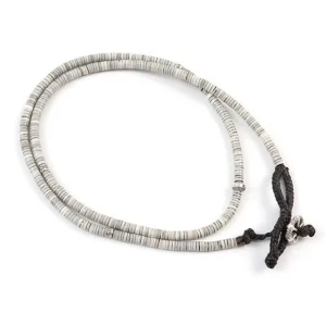 Anklets^PHADUA / Shell Beads / Wax Cord Necklace / Bracelet / Anklet natural