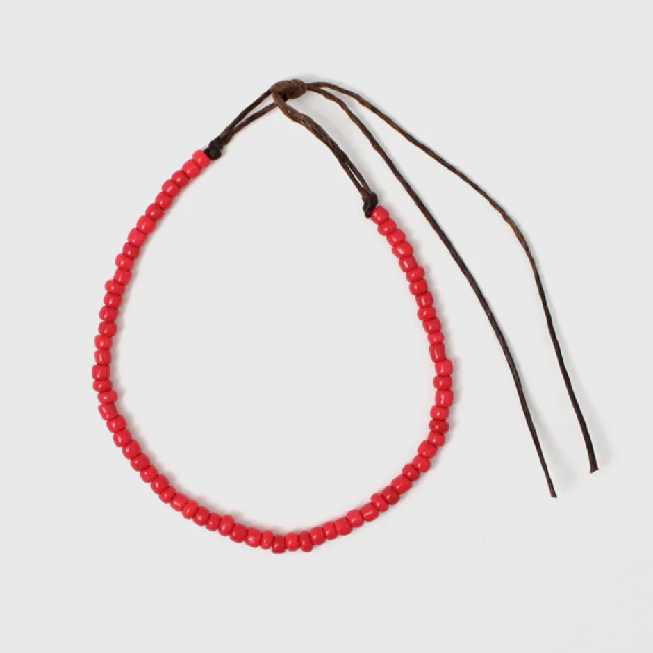 Anklets^PHADUA / Solid glass bead bracelet
