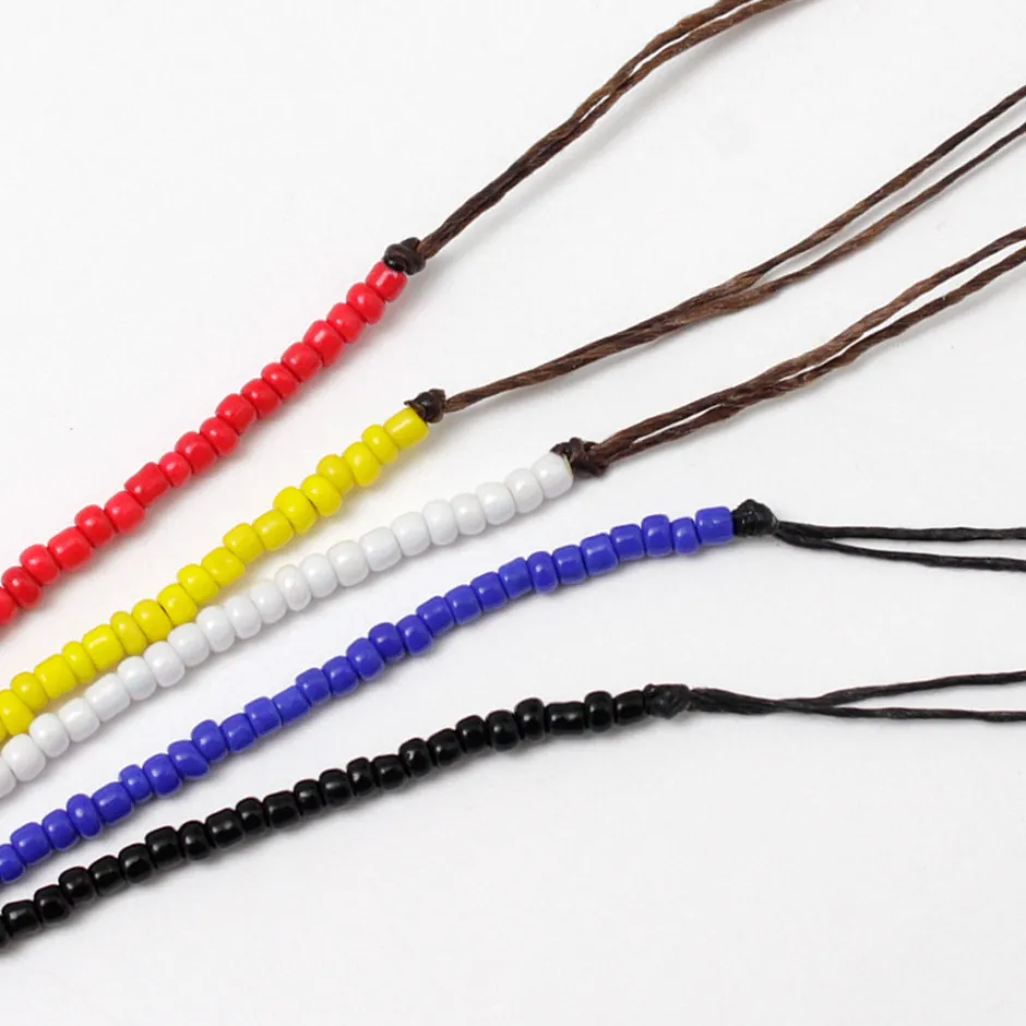 Anklets^PHADUA / Solid glass bead bracelet