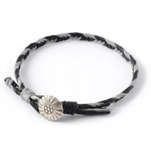 Anklets^PHADUA / 2-Tone Wax Cord Concho Bracelet