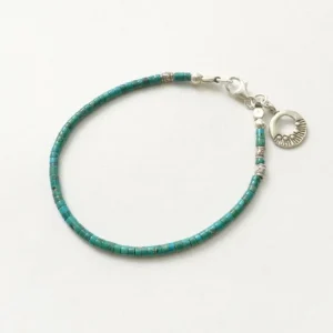 Anklets^PHADUA / Turquoise Bead Anklet blue