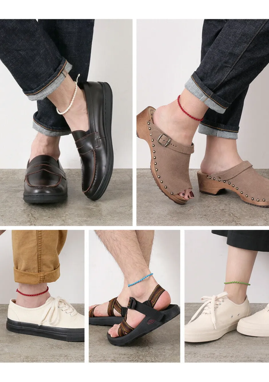 Anklets^PHADUA / Wax Cord Anklet