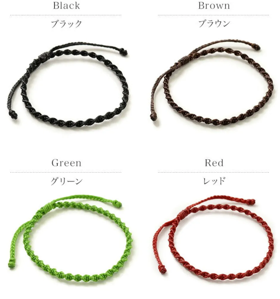 Anklets^PHADUA / Wax Cord Anklet