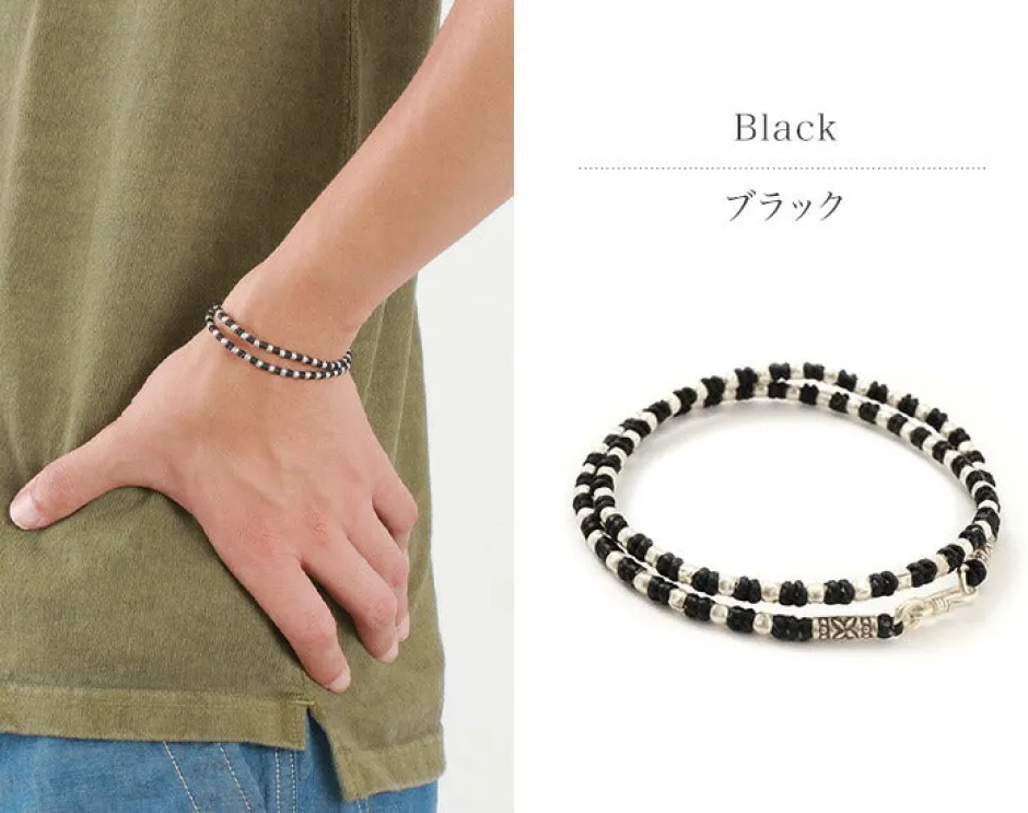 Anklets^PHADUA / Wax Cord Silver Bracelet