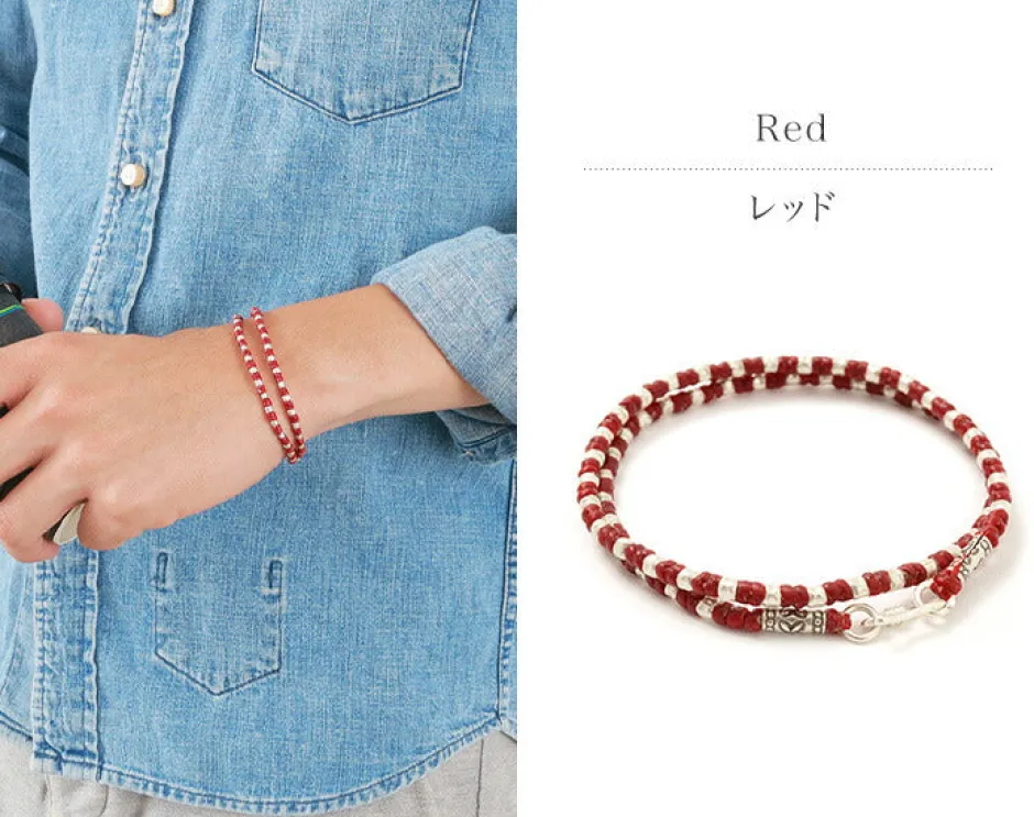 Anklets^PHADUA / Wax Cord Silver Bracelet