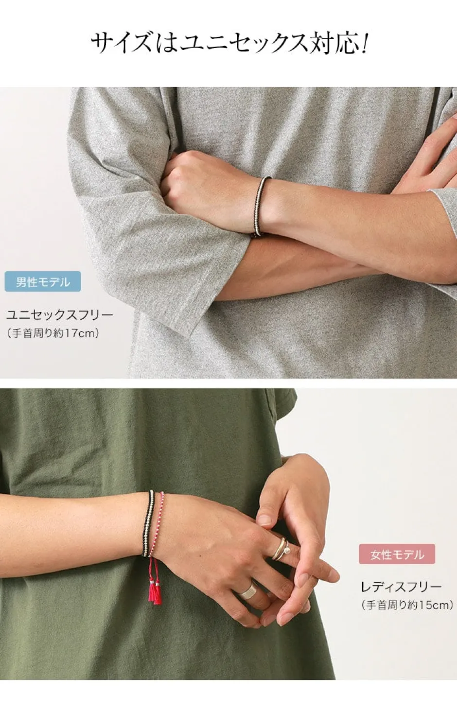 Bracelets^PHADUA / Wax Cord Silver Series Bracelet
