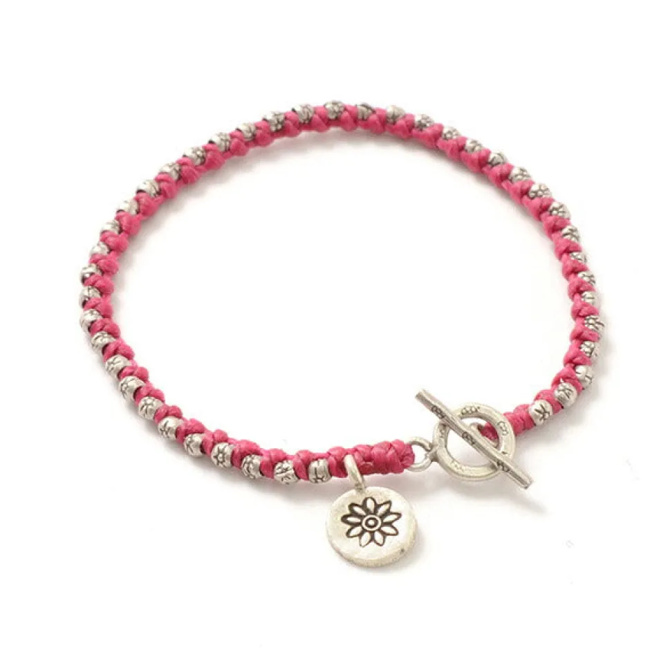 Bracelets^PHADUA / Wax Cord Silver Series Bracelet