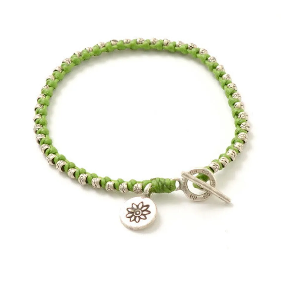 Bracelets^PHADUA / Wax Cord Silver Series Bracelet