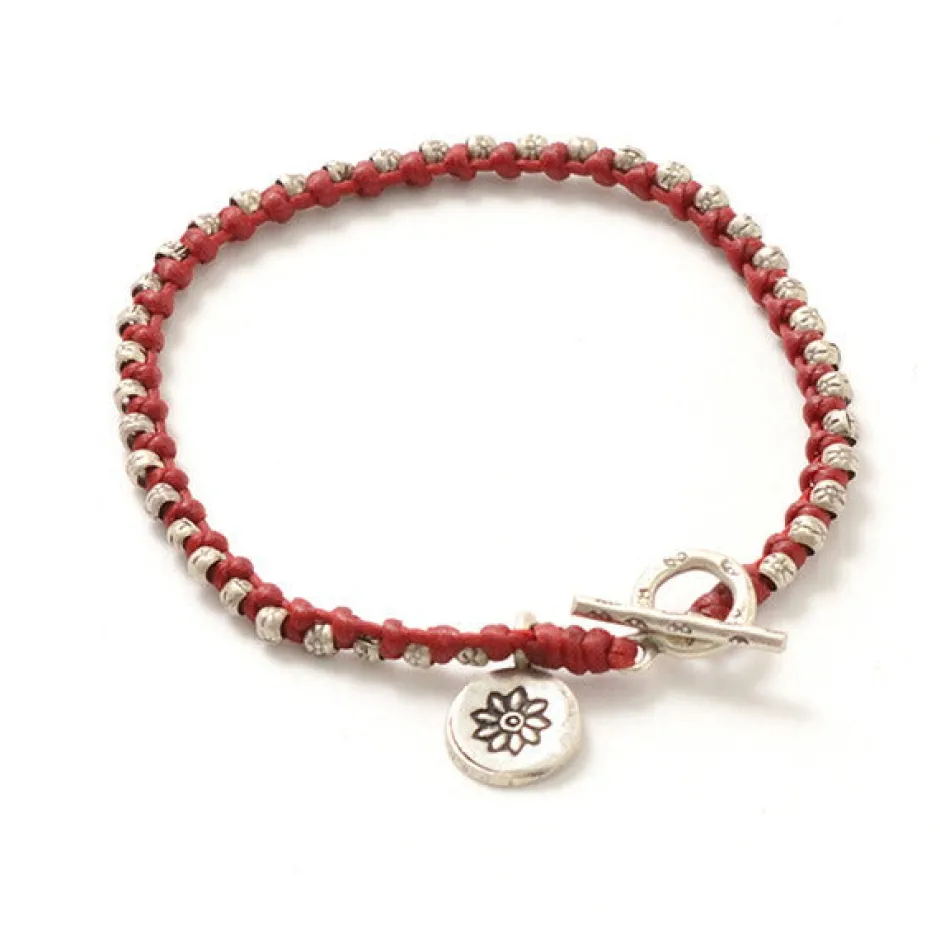 Bracelets^PHADUA / Wax Cord Silver Series Bracelet
