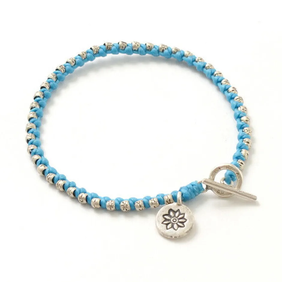 Bracelets^PHADUA / Wax Cord Silver Series Bracelet