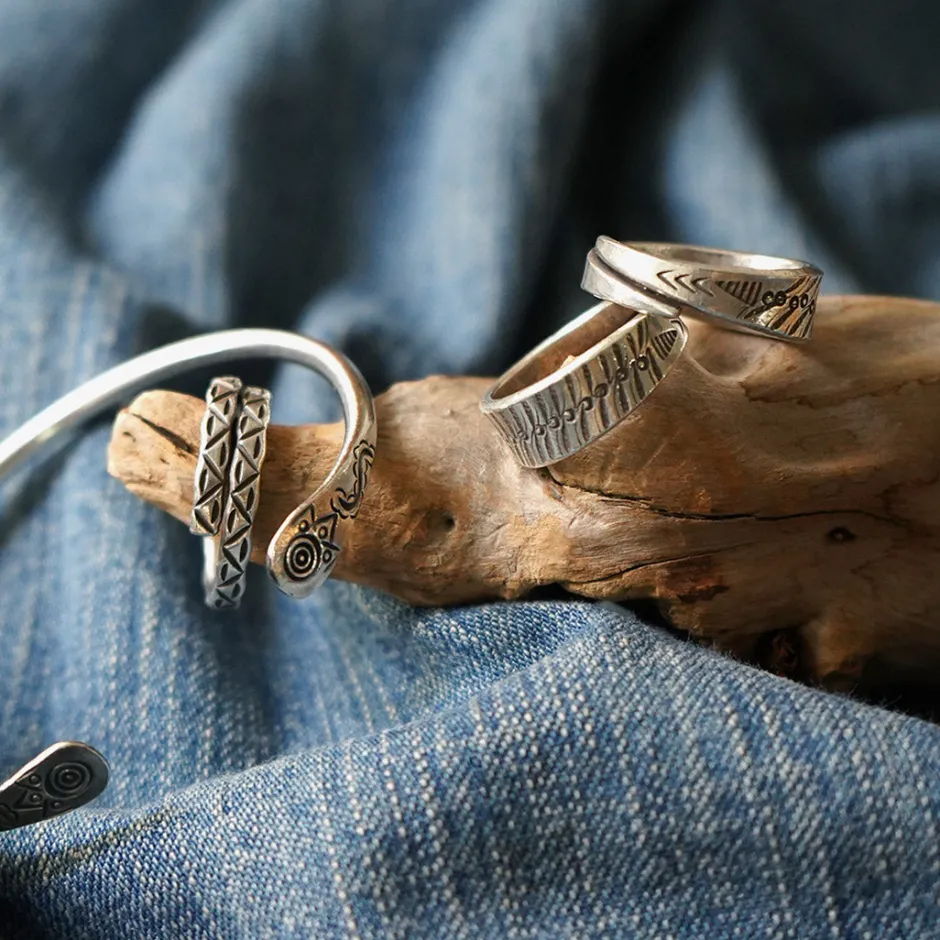 Ring^phaduA / Wide ring silver
