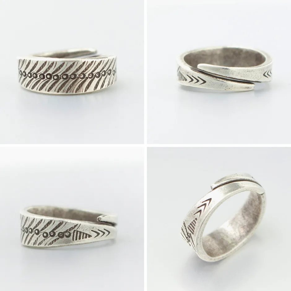 Ring^phaduA / Wide ring silver