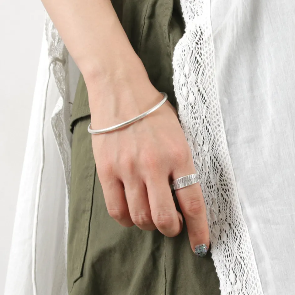 Ring^phaduA / Wide ring silver