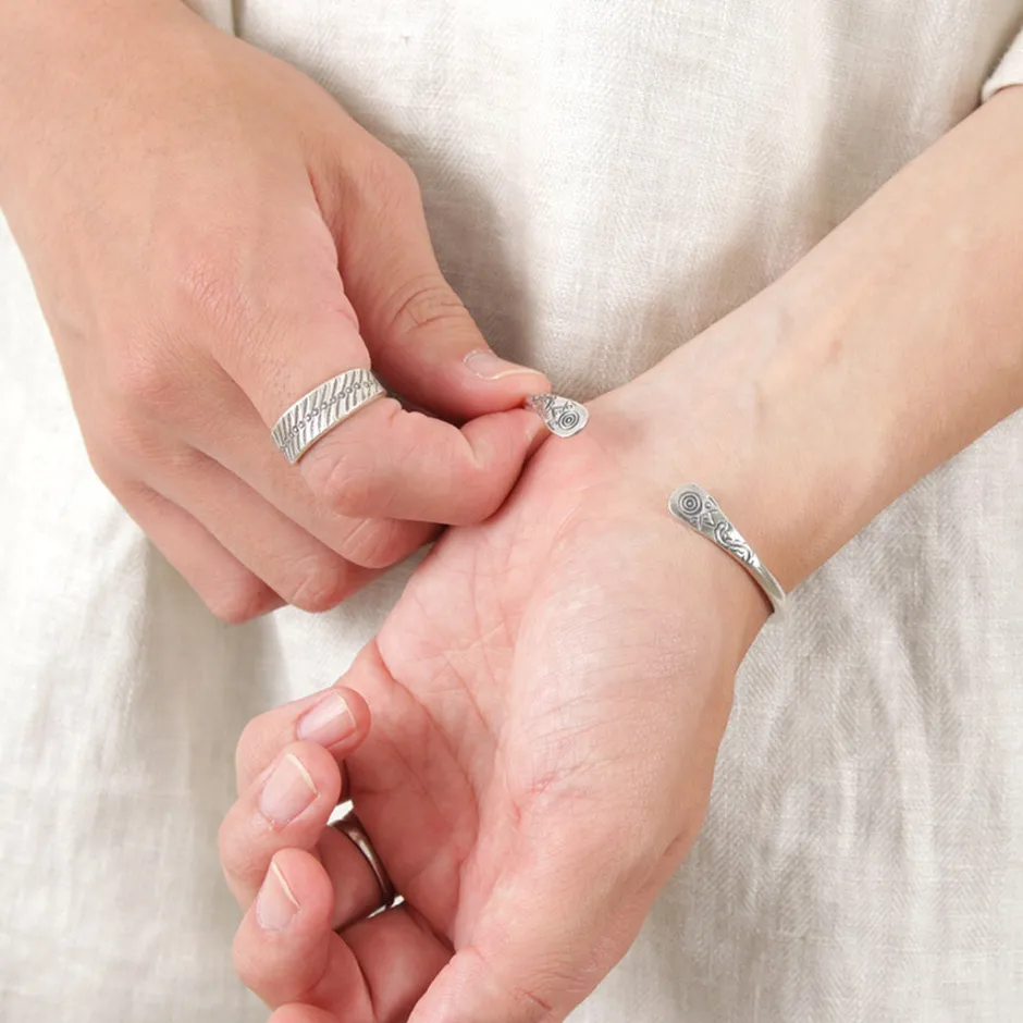 Ring^phaduA / Wide ring silver