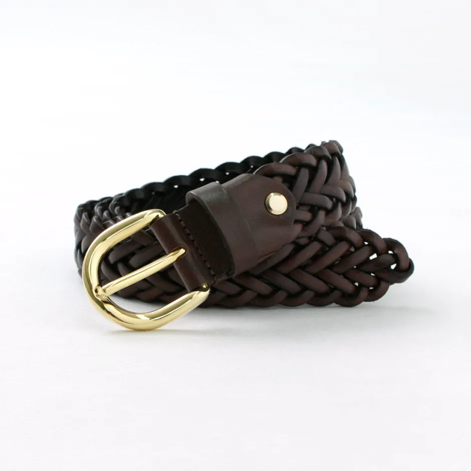 Belts^PITTI PELLE / Mesh Leather Belt 30mm width