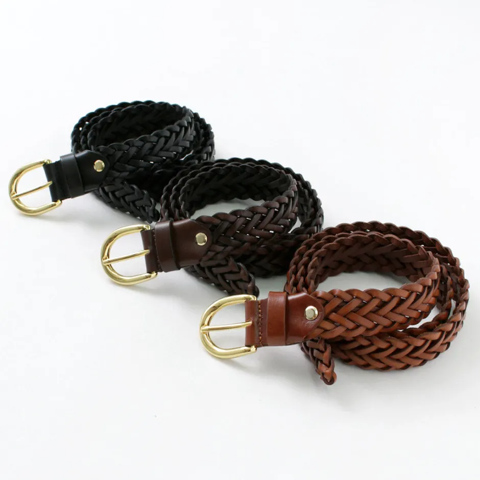 Belts^PITTI PELLE / Mesh Leather Belt 30mm width