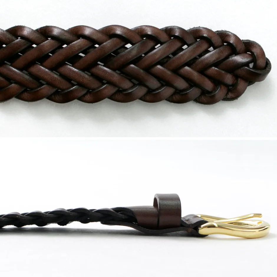 Belts^PITTI PELLE / Mesh Leather Belt 30mm width