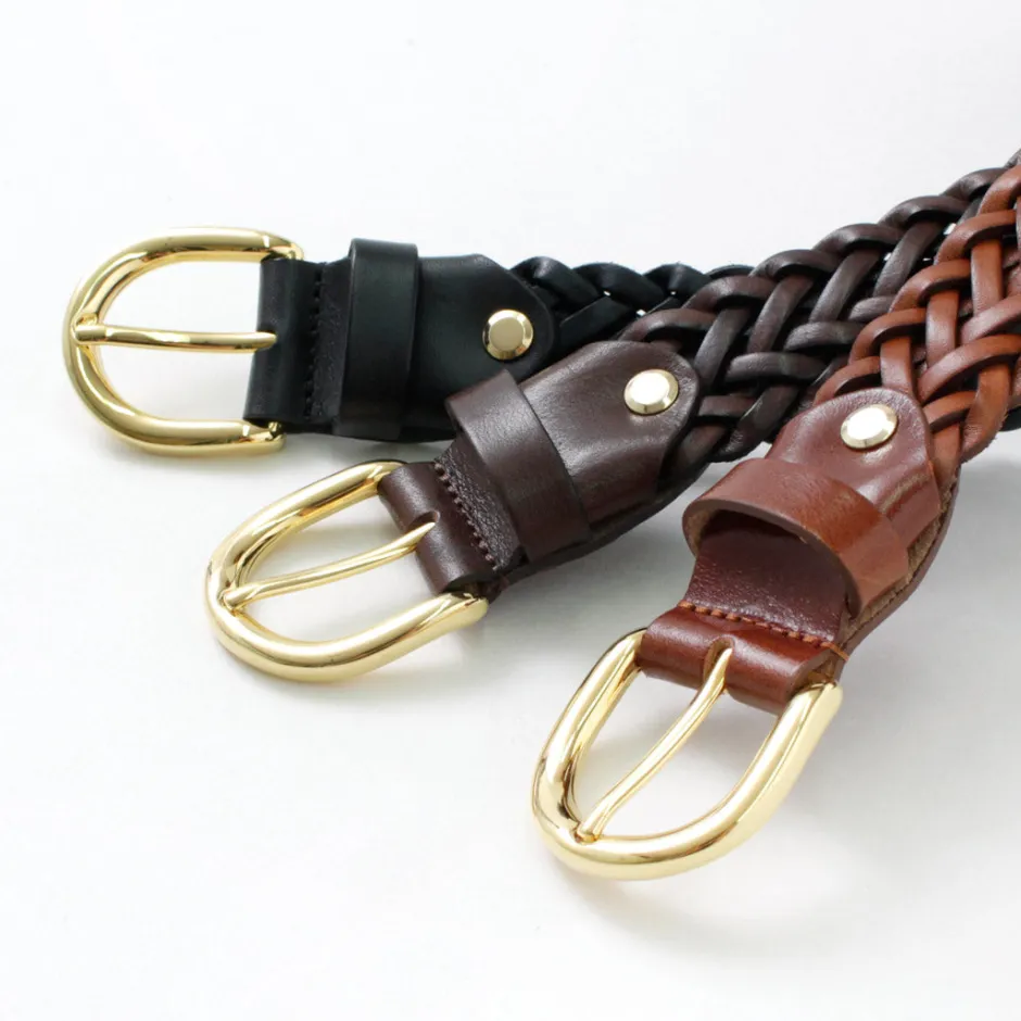 Belts^PITTI PELLE / Mesh Leather Belt 30mm width