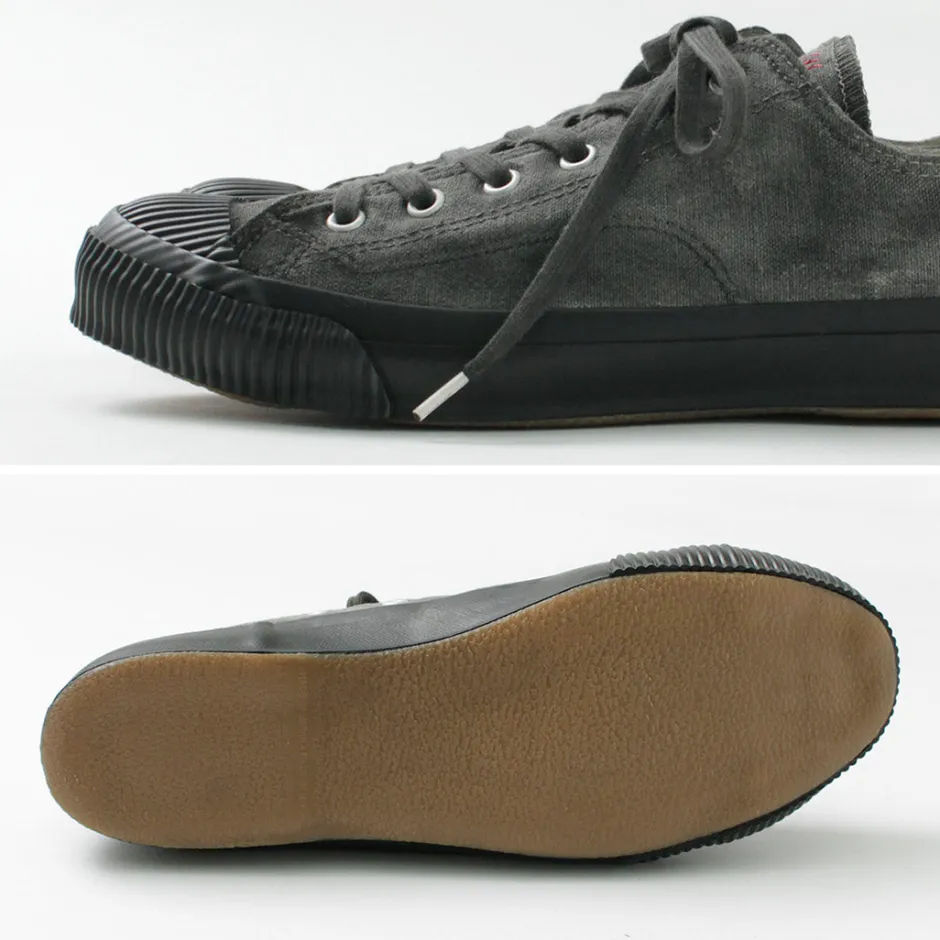 Sneakers^PRAS / Shellcap Low in Sumi Hand Dyedsneaker sumikuro