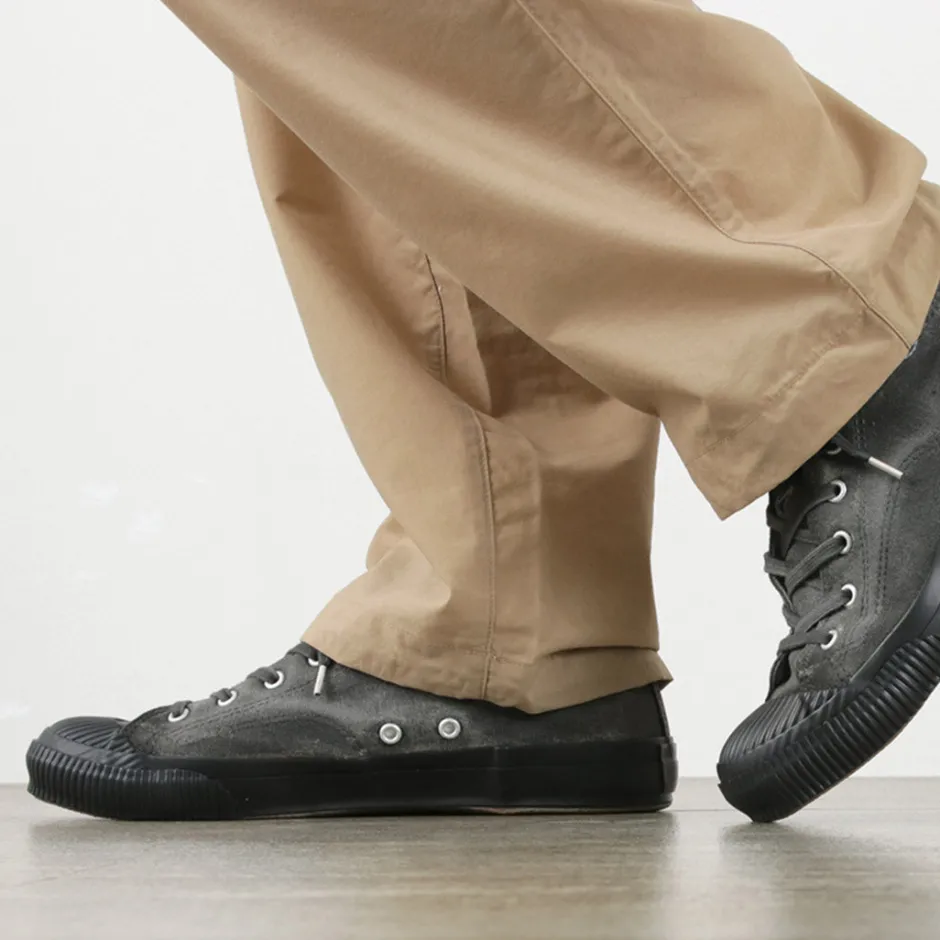 Sneakers^PRAS / Shellcap Low in Sumi Hand Dyedsneaker sumikuro