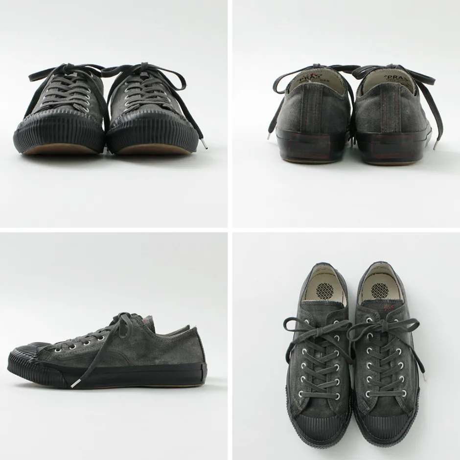 Sneakers^PRAS / Shellcap Low in Sumi Hand Dyedsneaker sumikuro