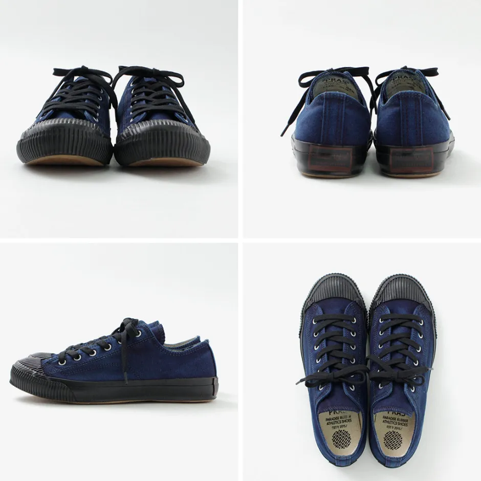 Sneakers^PRAS / Shellcap Low Hand Dyed sneaker indigo