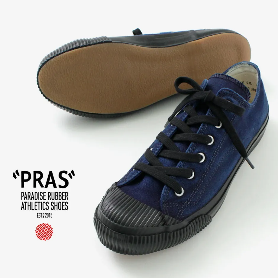Sneakers^PRAS / Shellcap Low Hand Dyed sneaker indigo