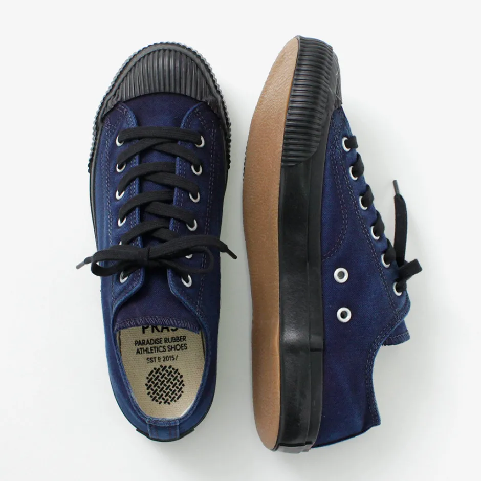 Sneakers^PRAS / Shellcap Low Hand Dyed sneaker indigo