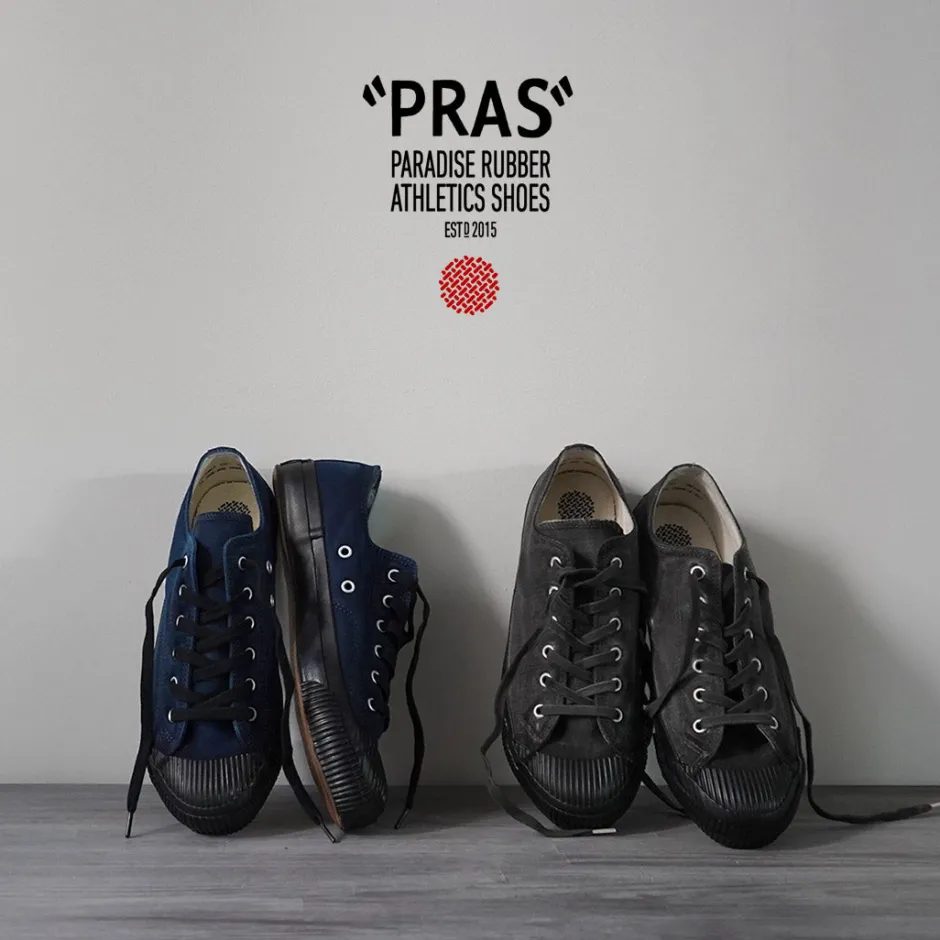 Sneakers^PRAS / Shellcap Low Hand Dyed sneaker indigo