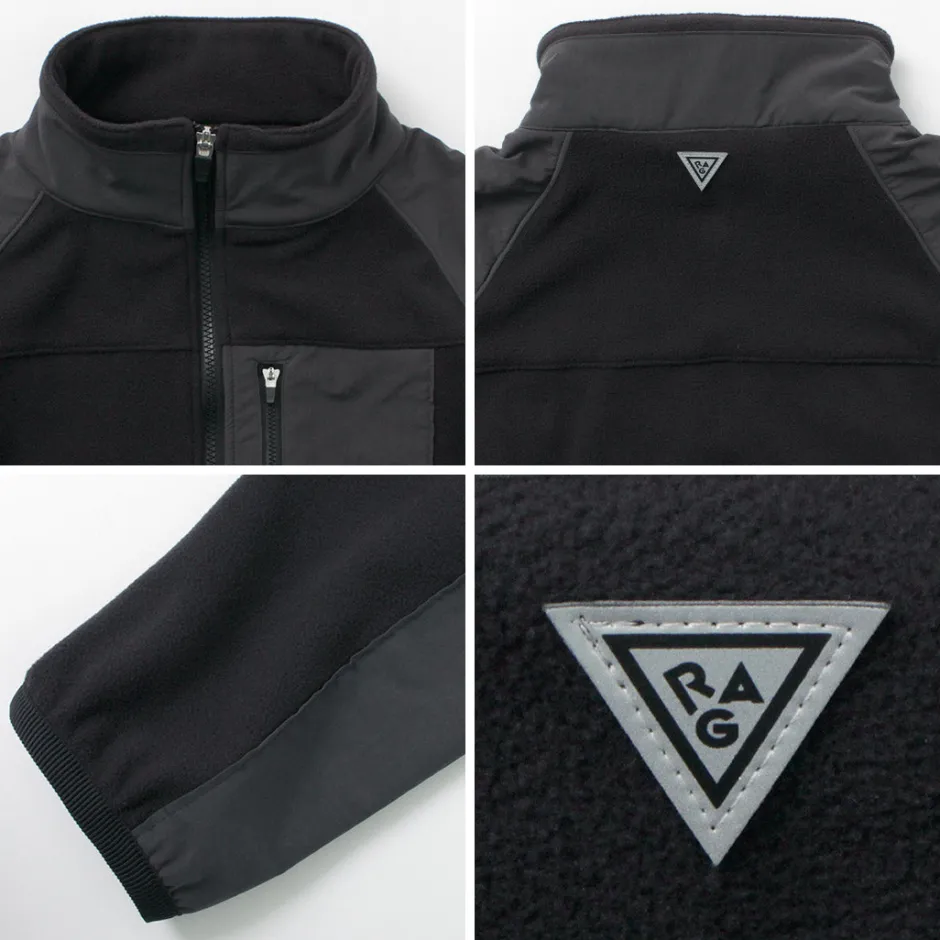 Jackets^RAG / Fleece Scheme Jacket
