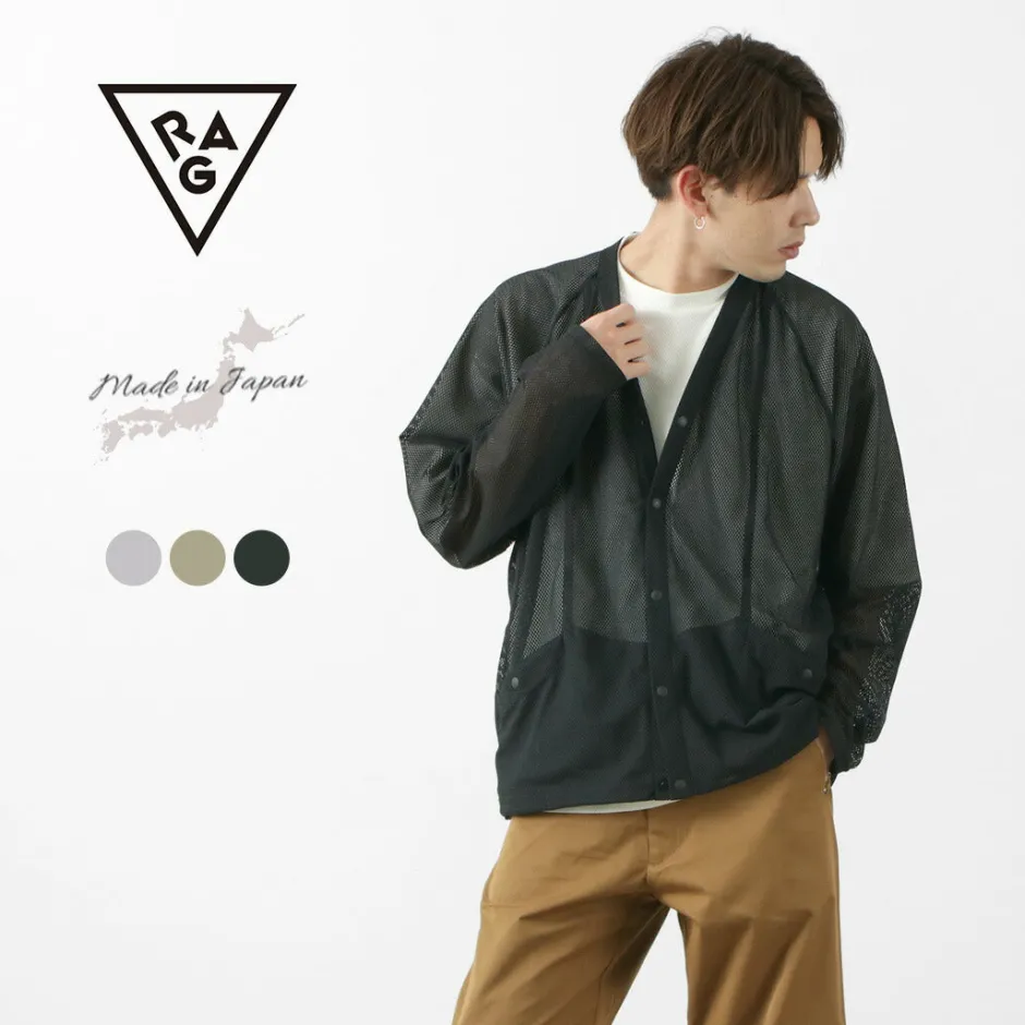 Cardigans^RAG / PRIMEFLEX Mesh Cardigan