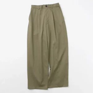 Work Pants & Chinos^RE MADE IN TOKYO JAPAN / Cotton hard twill tuck wide pants