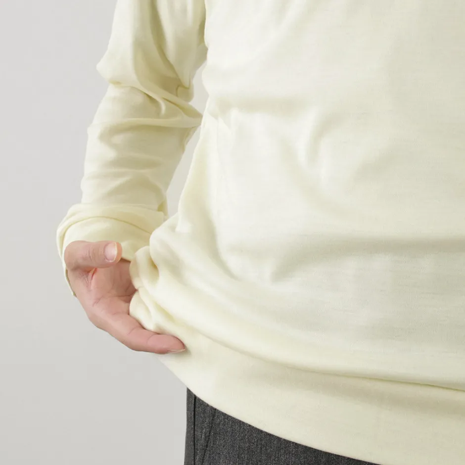 Knits^RE MADE IN TOKYO JAPAN / Dress Wool Jersey Turtleneck