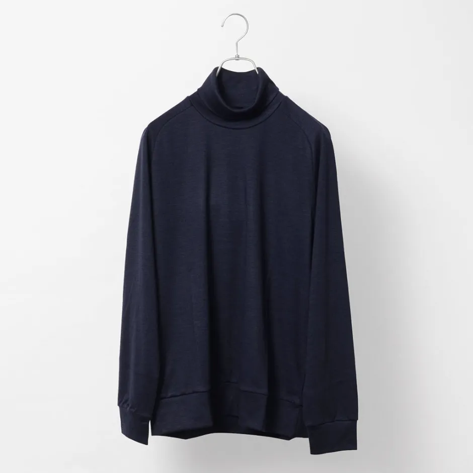 Knits^RE MADE IN TOKYO JAPAN / Dress Wool Jersey Turtleneck