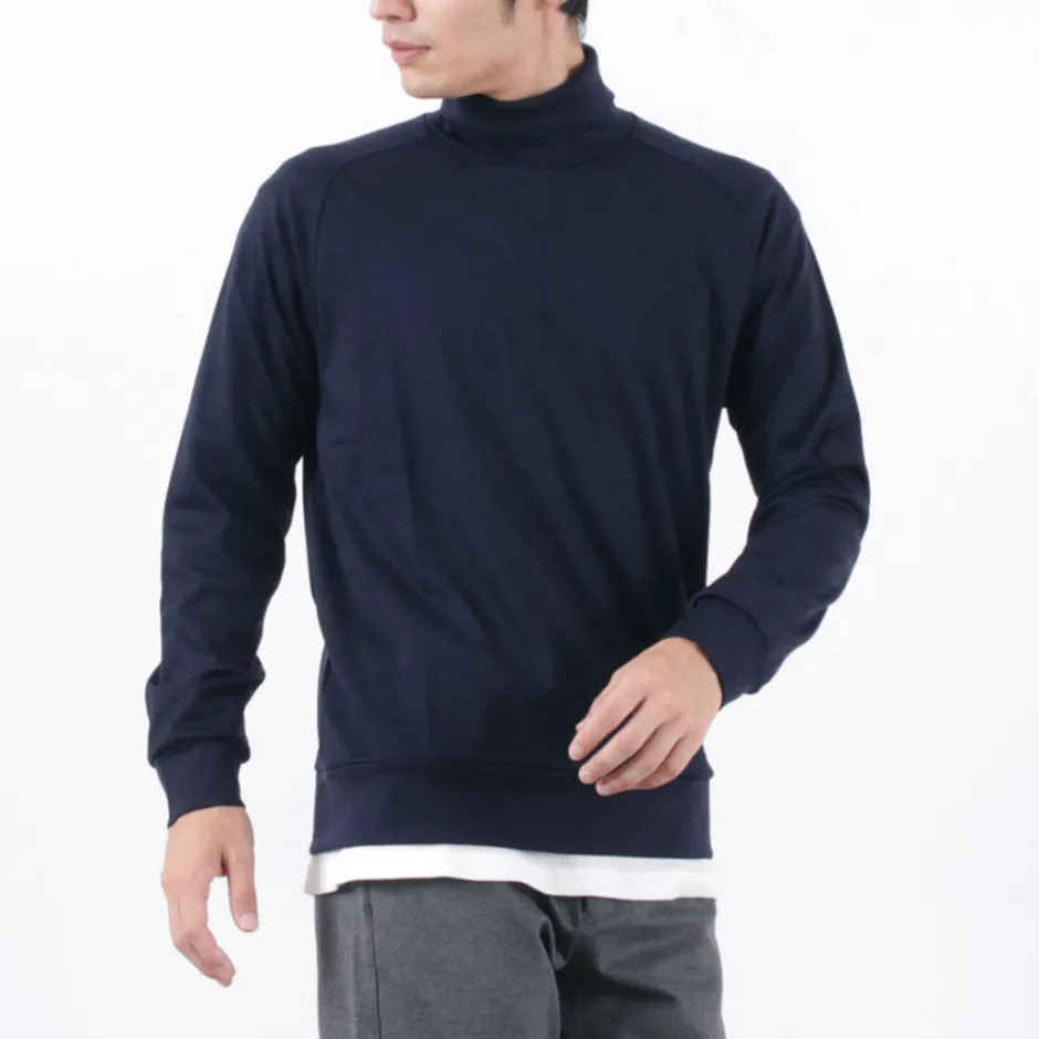 Knits^RE MADE IN TOKYO JAPAN / Dress Wool Jersey Turtleneck