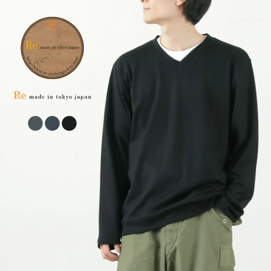 Knits^RE MADE IN TOKYO JAPAN / Dress Wool Knit V-Neck