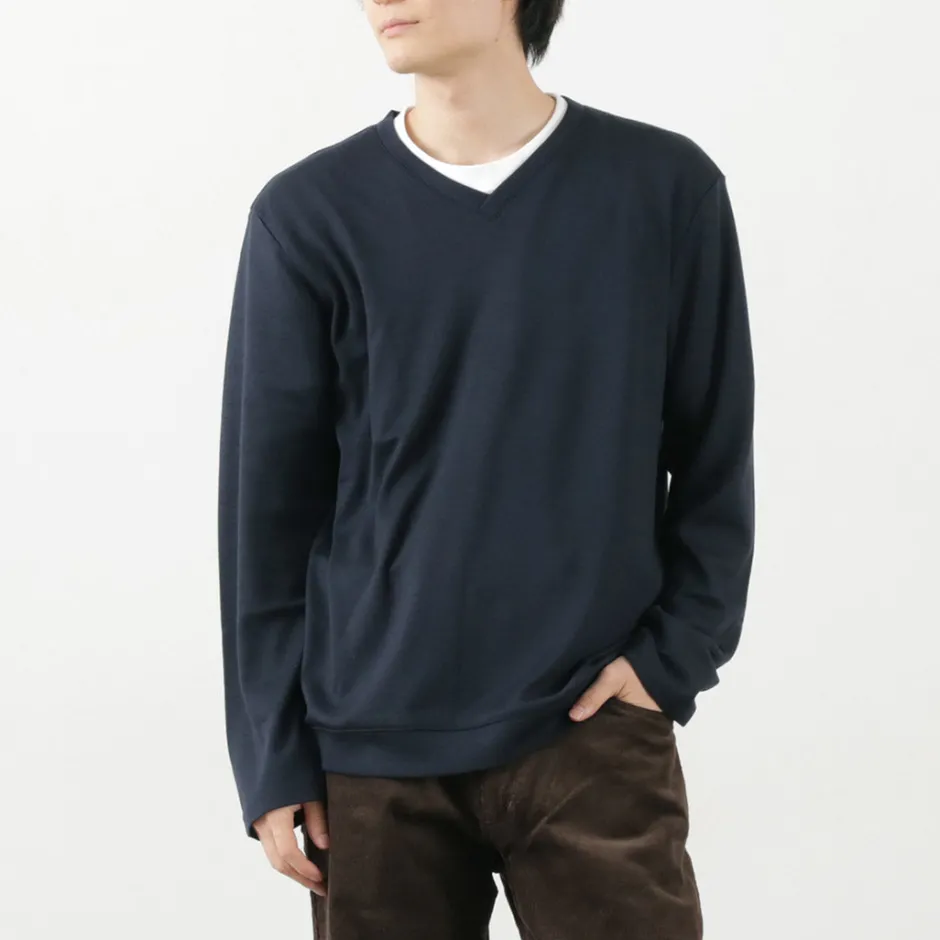 Knits^RE MADE IN TOKYO JAPAN / Dress Wool Knit V-Neck