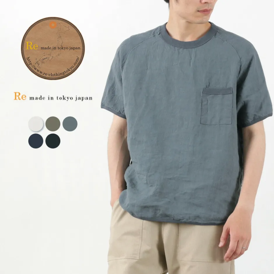 T-Shirts^RE MADE IN TOKYO JAPAN / French Linen T-Shirt