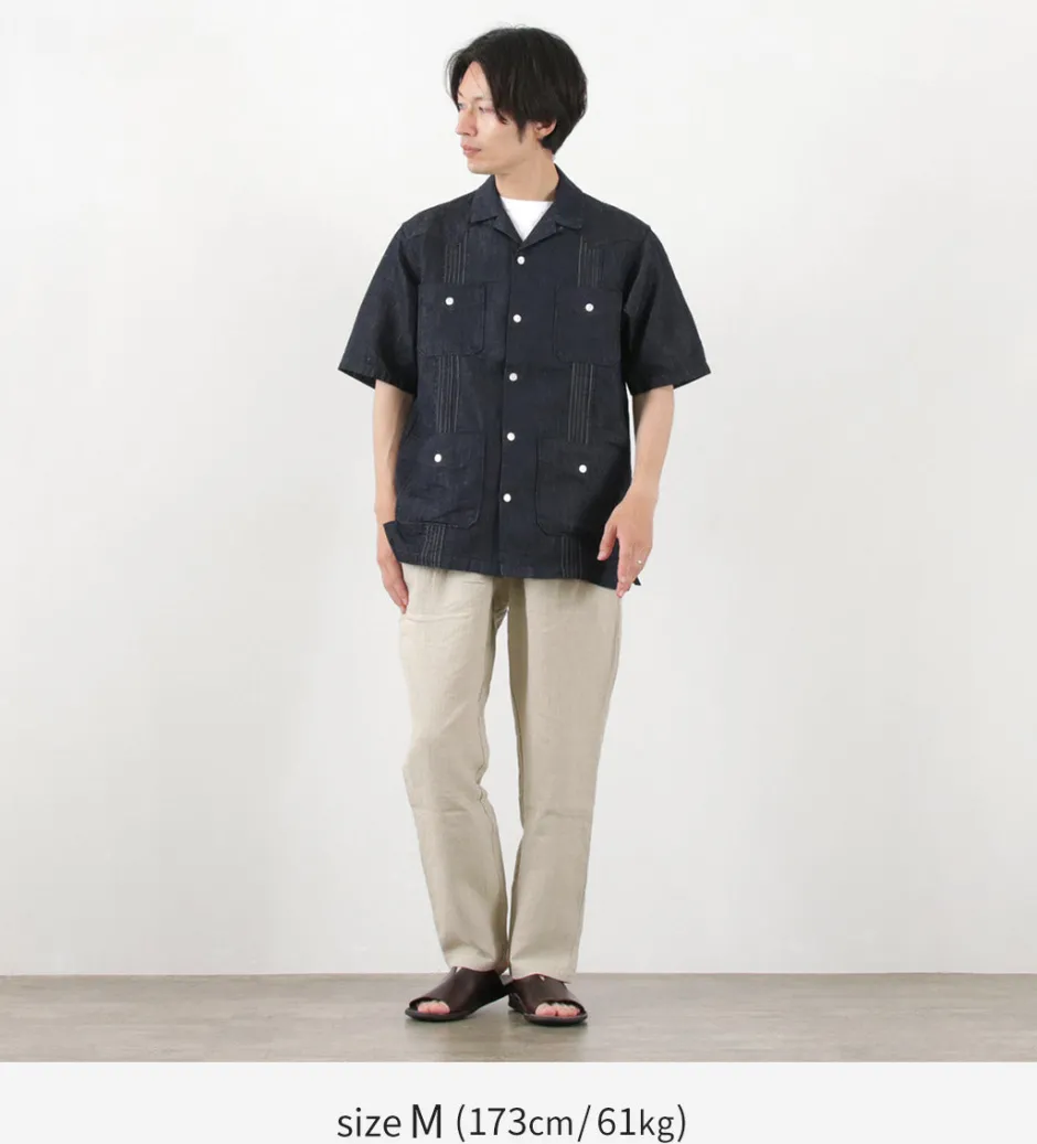 Trousers^RE MADE IN TOKYO JAPAN / French Linen Tucked Pants