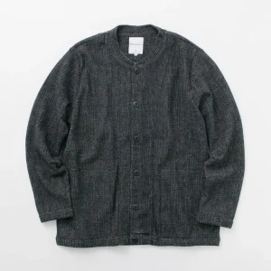 Cardigans^RE MADE IN TOKYO JAPAN / Glen Check Fleece Cardigan