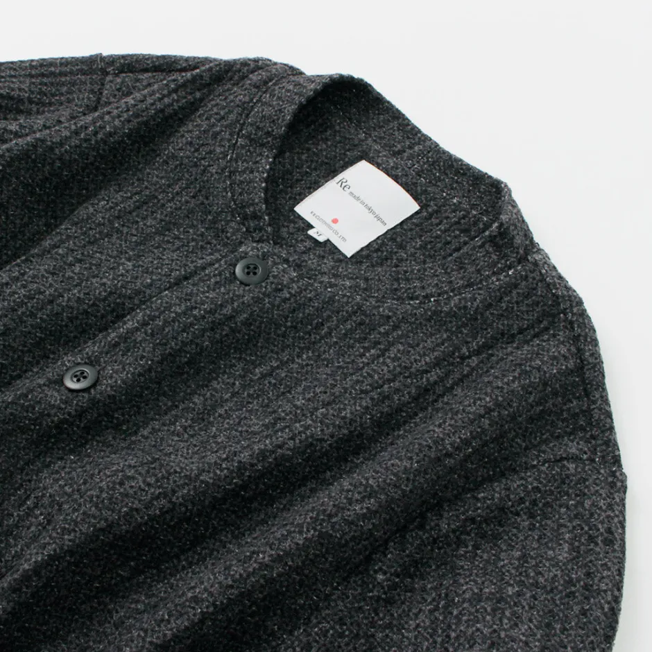 Cardigans^RE MADE IN TOKYO JAPAN / Glen Check Fleece Cardigan