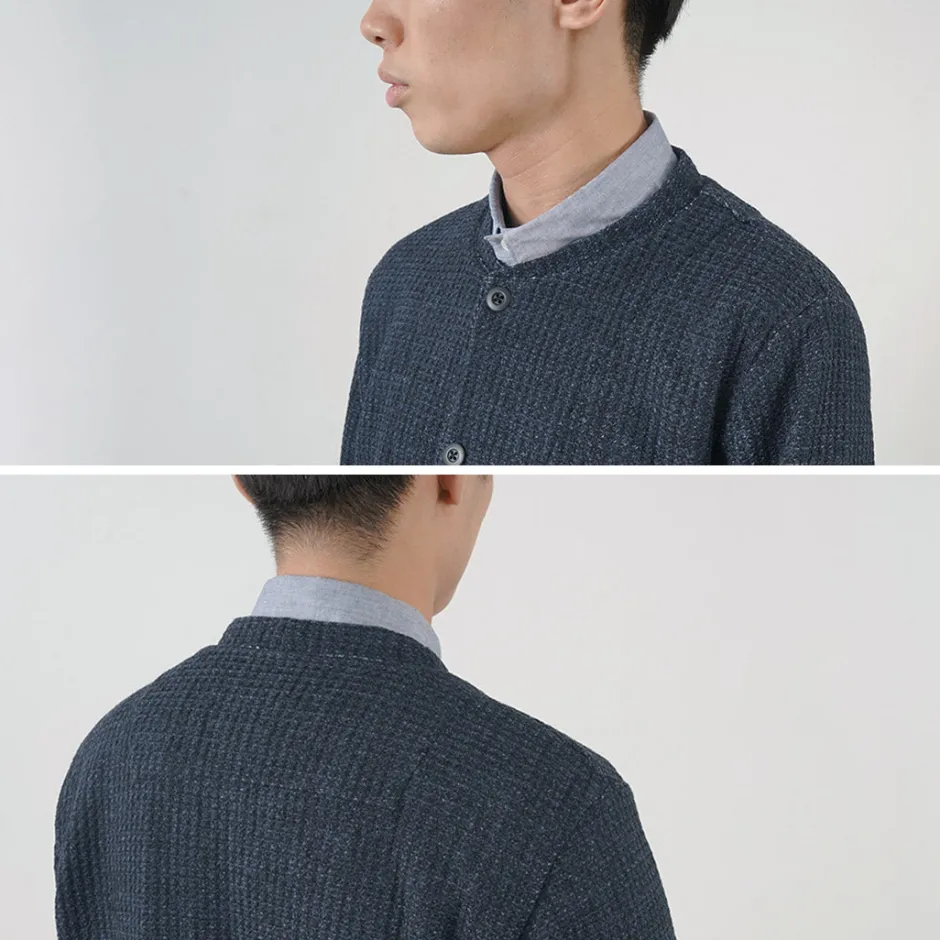 Cardigans^RE MADE IN TOKYO JAPAN / Glen Check Fleece Cardigan